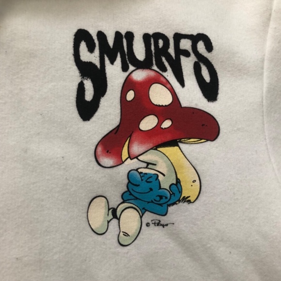 Smurf’s White Hoodie - Picture 3 of 7